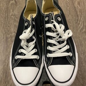 Converse Kids Black and White Canvas Sneakers
